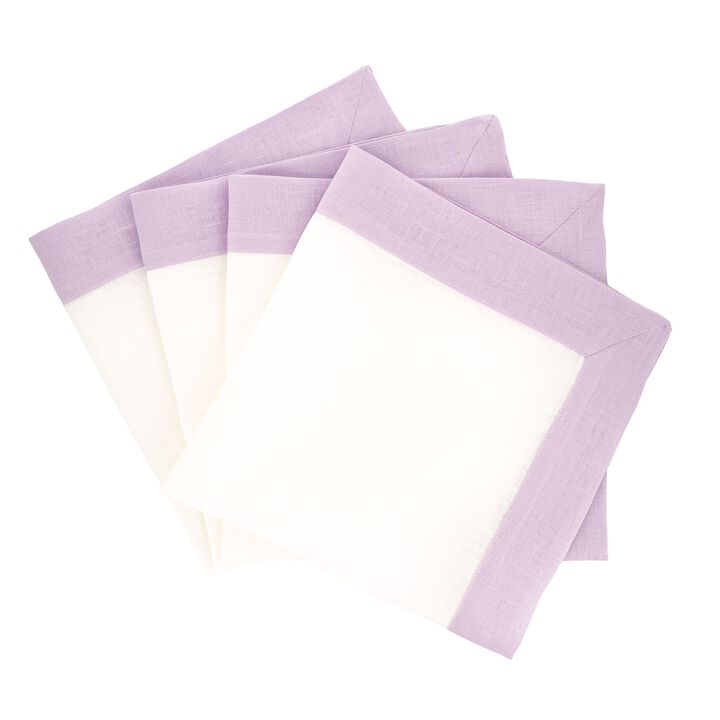 Lilac Linen Napkins, Set of 4