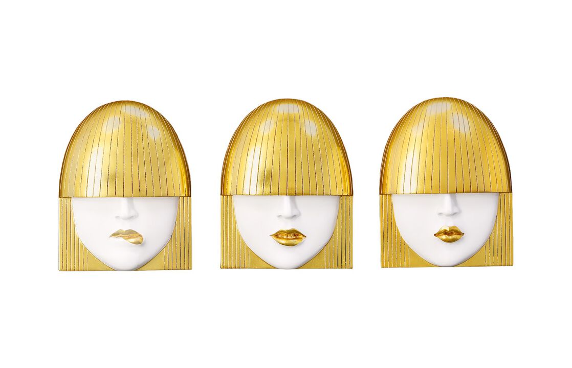 Fashion Faces Wall Art Set of 3