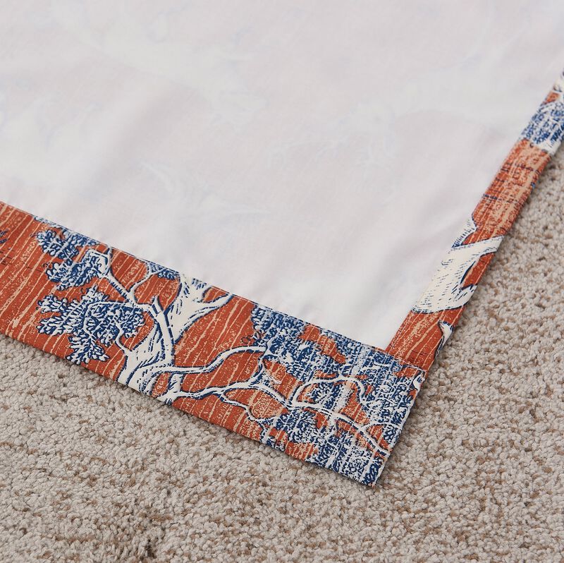Greenland Home Fashions Barefoot Bungalow Menagerie Window Valance - 84x16", Saffron