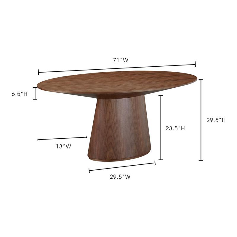 Moe's Home Collection Otago Oval Dining Table