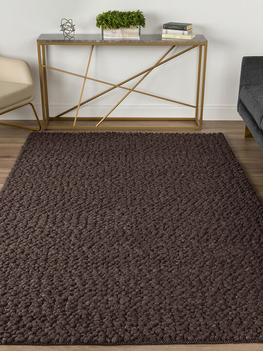 Gorbea GR1 Chocolate 3'6" x 5'6" Rug