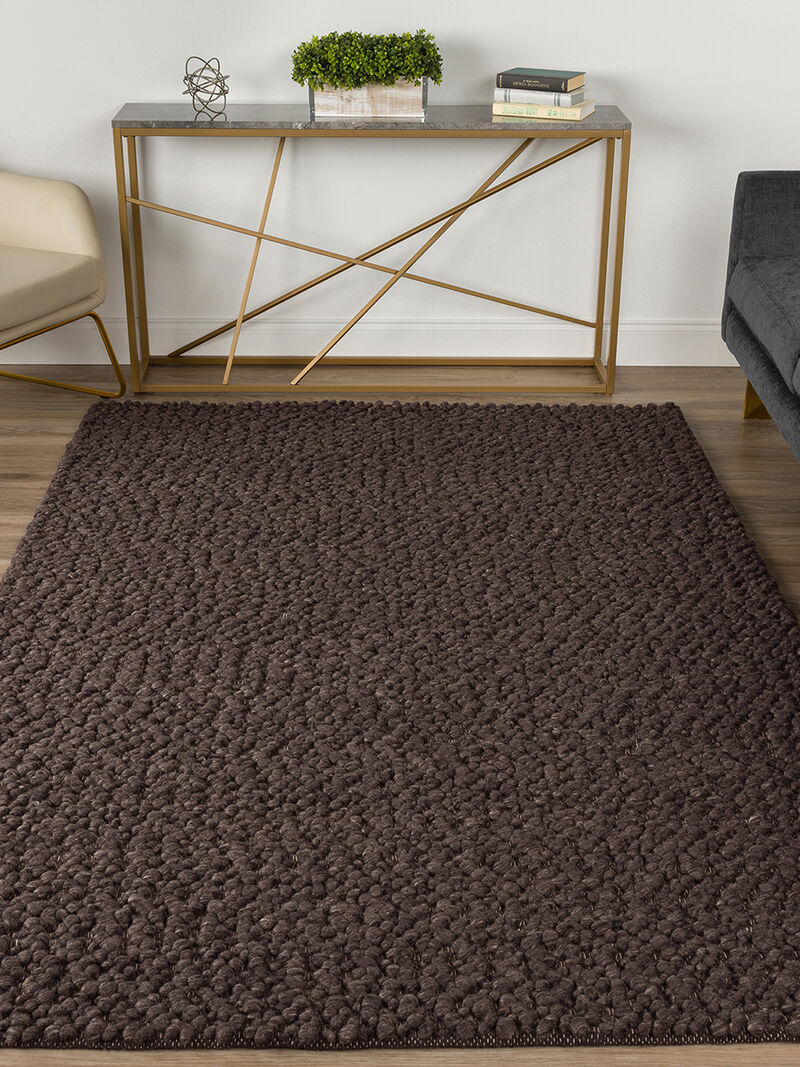 Gorbea GR1 Chocolate 3'6" x 5'6" Rug