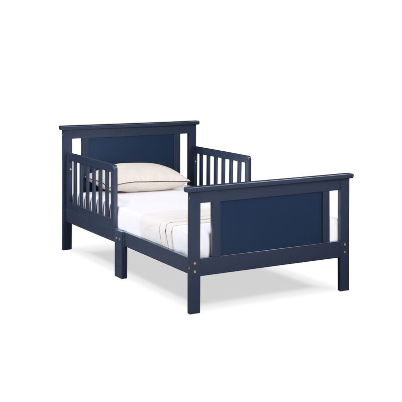 Connelly Reversible Panel Toddler Bed Midnight Blue/Vintage Walnut