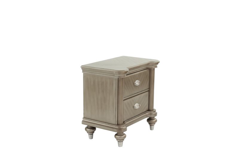 Streamdale Nightstand In Champagne