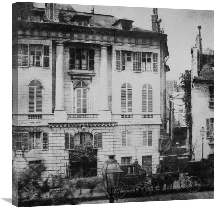 Paris, May 1843 - Boulevard des Italiens-Canvas Art-30x30