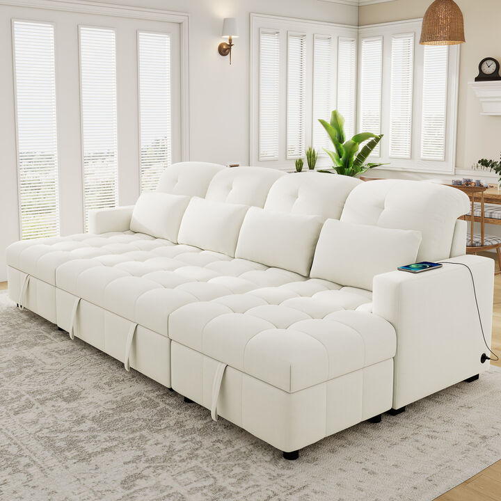 Merax Oversized U-shaped Sofa Versatile Sectional Sofa