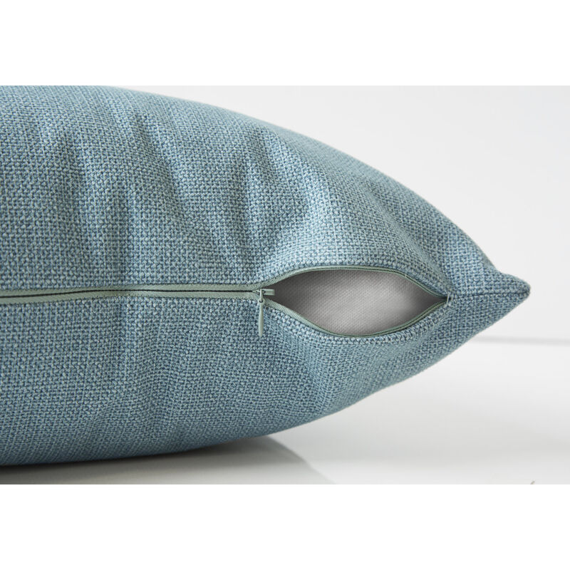 Monarch Specialties I 9288 Pillows, 18 X 18 Square, Insert Included, Decorative Throw, Accent, Sofa, Couch, Bedroom, Polyester, Hypoallergenic, Blue, Modern