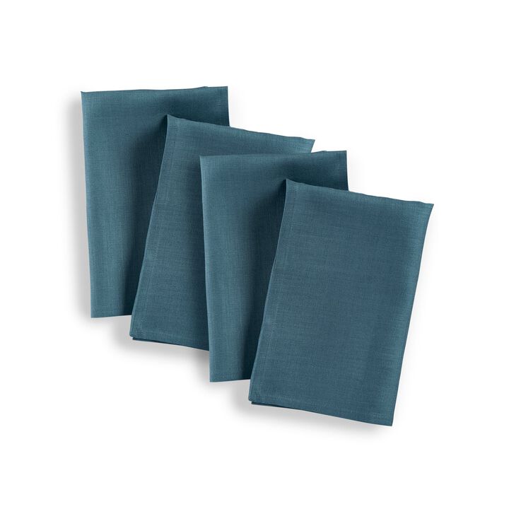 Solino Home 100% Pure Linen Dinner Napkins 20 x 20 Inch Set of 4 | Fete