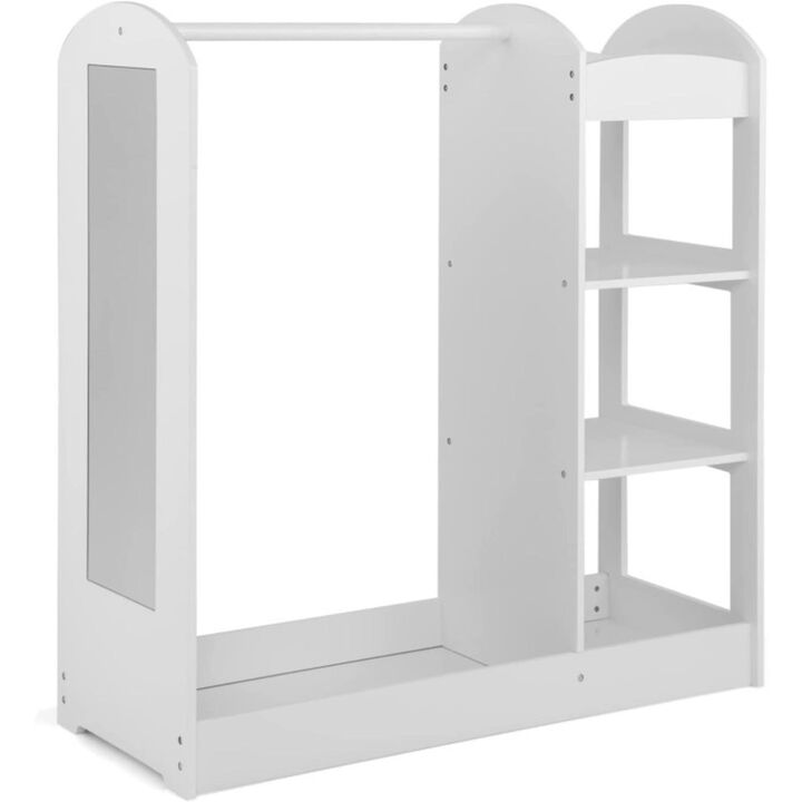 Hivvago Kids Dress Up Storage with Mirror