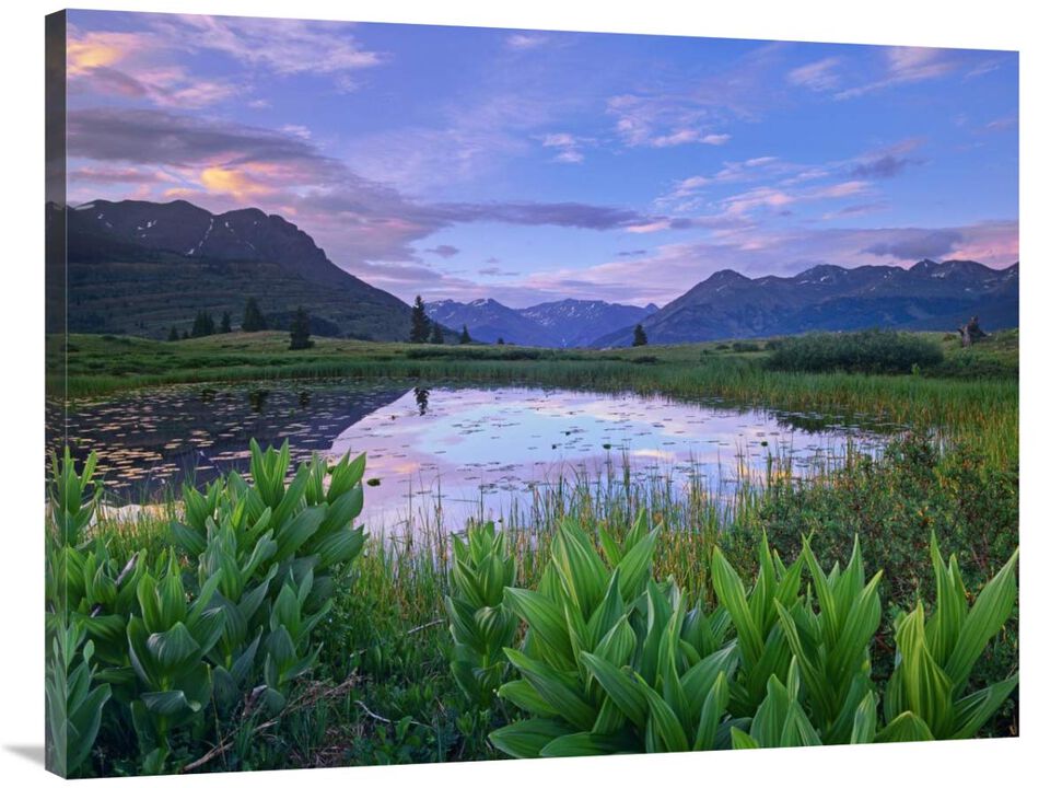 Grand Turk and Kendall Mountains, Molas Pass, Colorado-Canvas Art-40x30