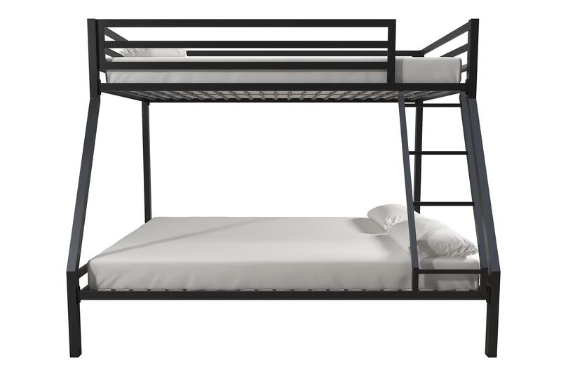 Mainstays Premium Twin over Full Metal Bunk Bed, Black