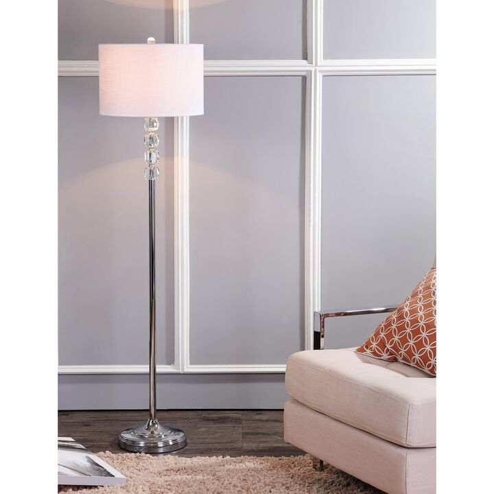 Aubrey Crystal / Metal LED Floor Lamp