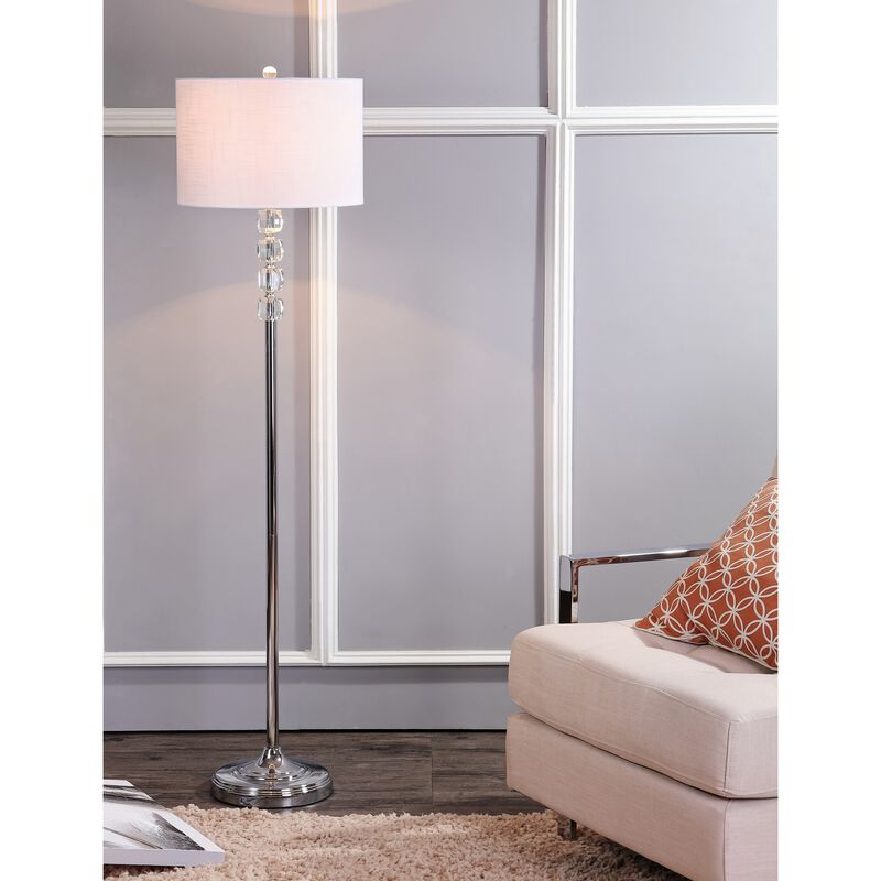 Aubrey Crystal / Metal LED Floor Lamp