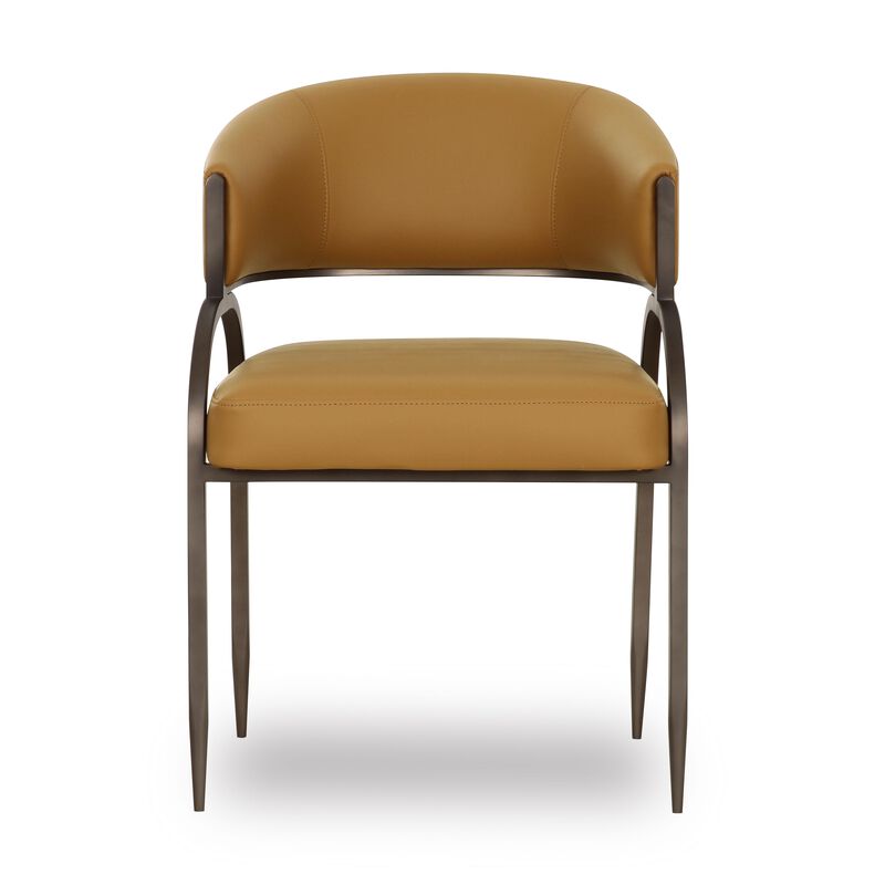 Tatum Cream Performance Vegan Leather Dining Chair