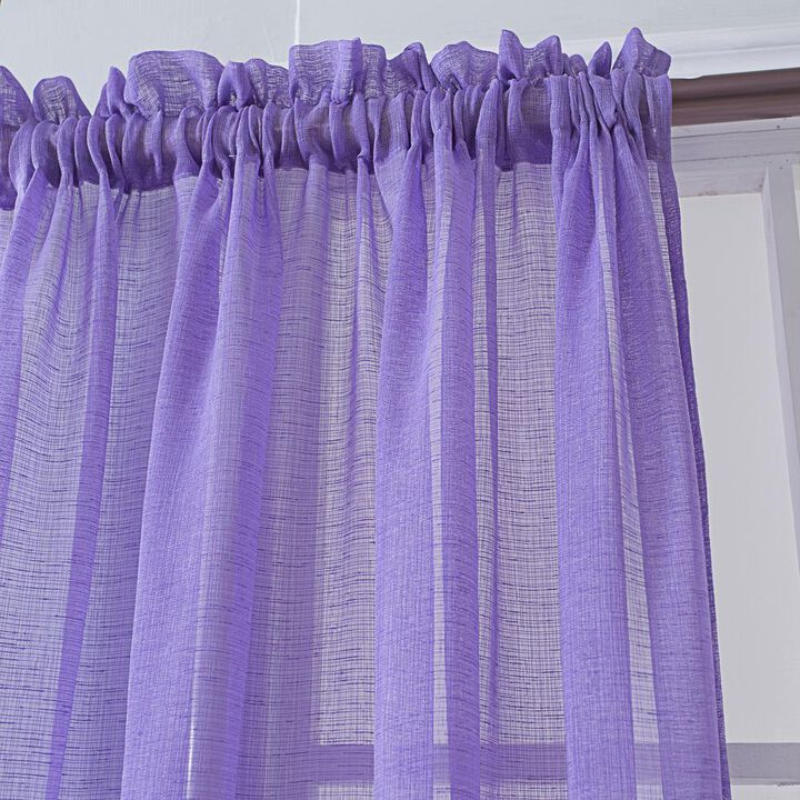 RT Designers Collection Astro Textured Rod Pocket Curtain Panel