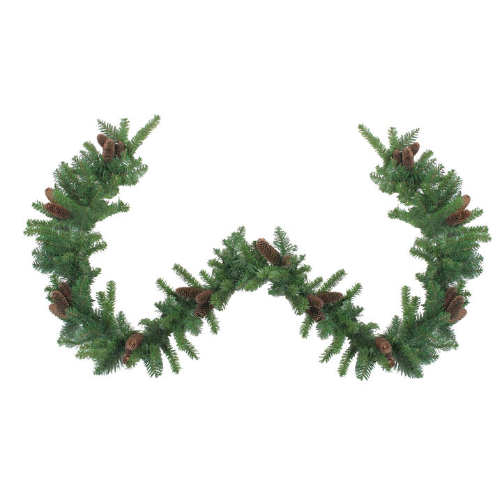 9' x 10" Dakota Red Pine Artificial Christmas Garland - Unlit