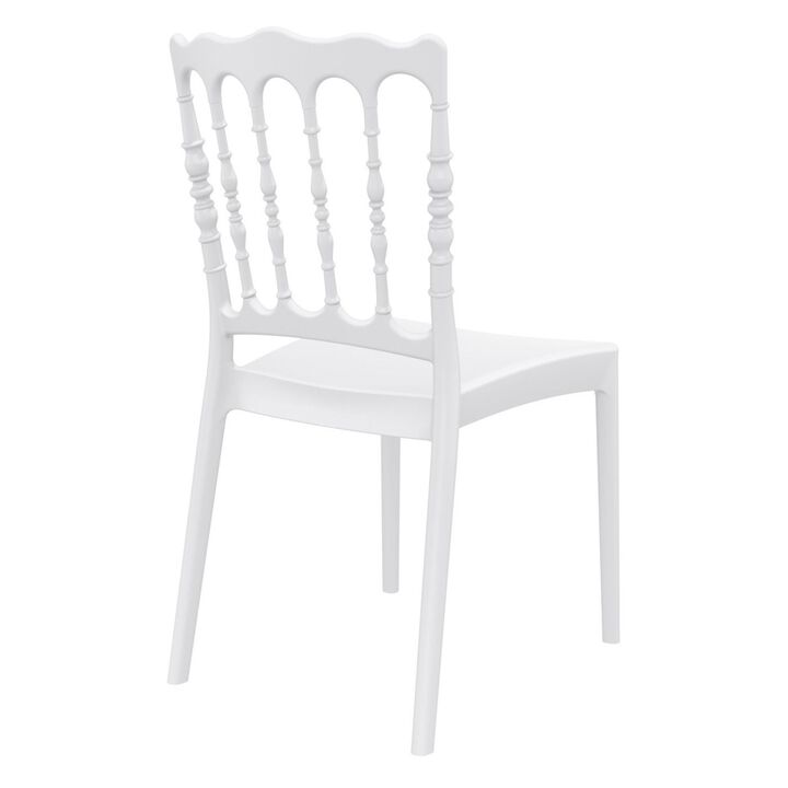 36" Gold Stackable Outdoor Patio Dining Chair