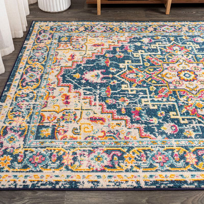 Brooklyn Geometric Medallion Area Rug