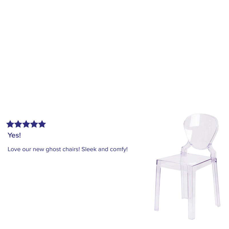 Clear Tear Back Ghost Chair