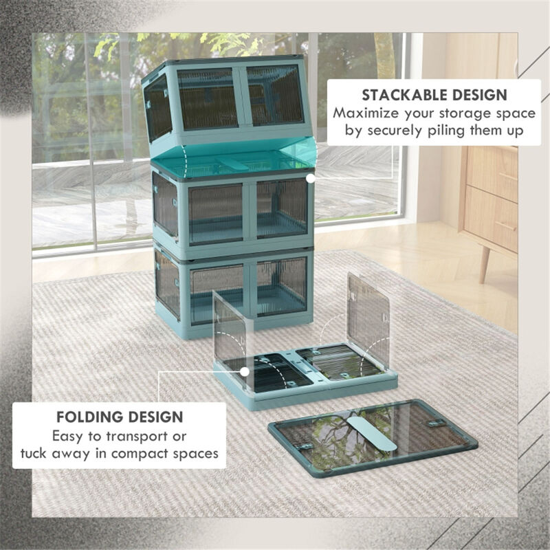 Storage Bins – Versatile and Stackable Organizers for Home, Garage, or Office Storage