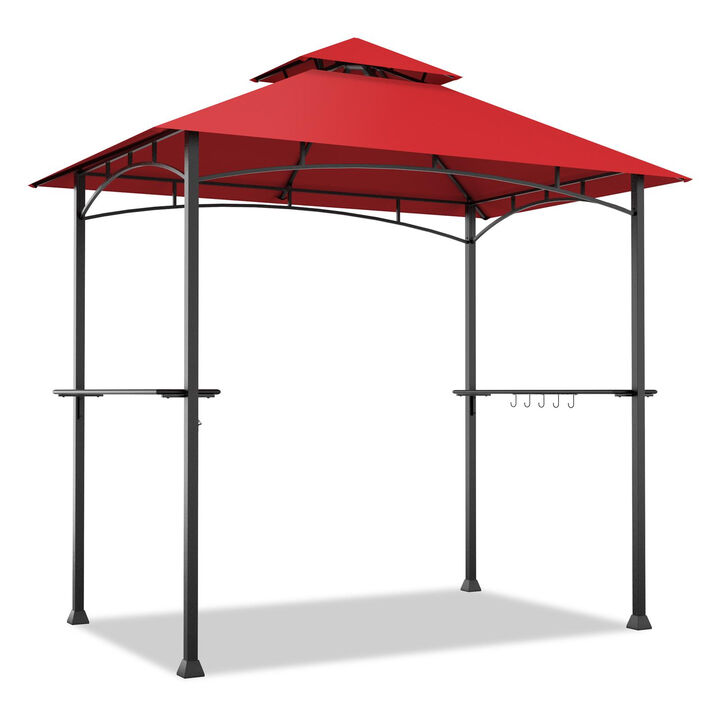 Outdoor BBQ Grill Gazebo with Canopy – Barbecue Shelter for Patio & Backyard Cooking