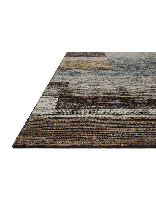 Issey ISY03 Apricot/Multi 18" x 18" Sample Rug