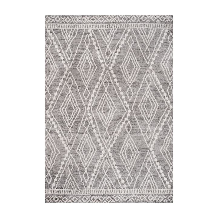Rih Moroccan Style Diamond Area Rug