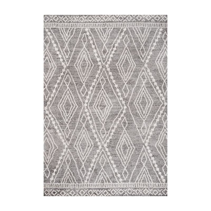 Rih Moroccan Style Diamond Area Rug