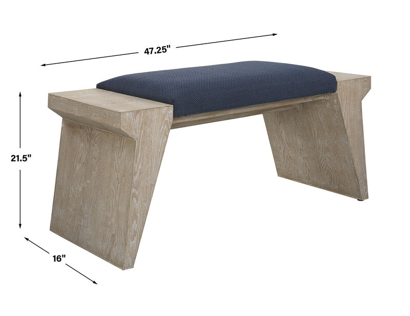 Davenport Modern Coastal Bench