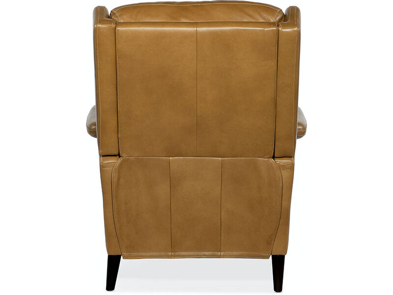 Deacon Leather Power Recliner in Camel