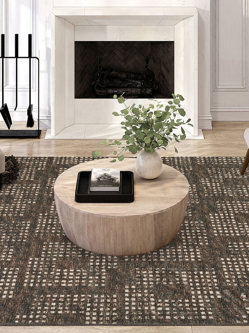 Delano DA1 Chocolate 10' x 14' Rug