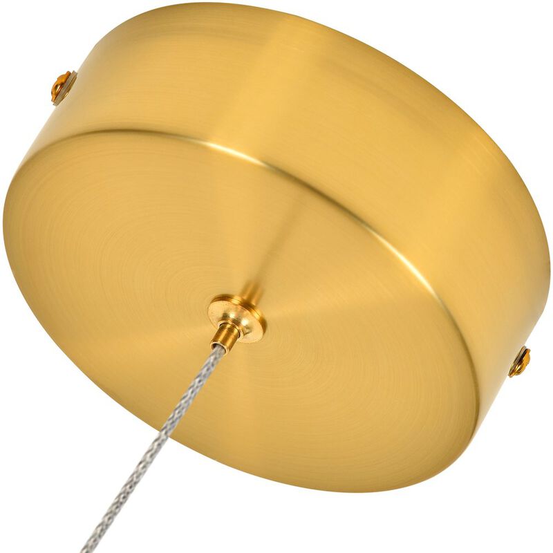 VONN Lighting 1-Light Integrated LED Height Adjustable Pendant Lighting