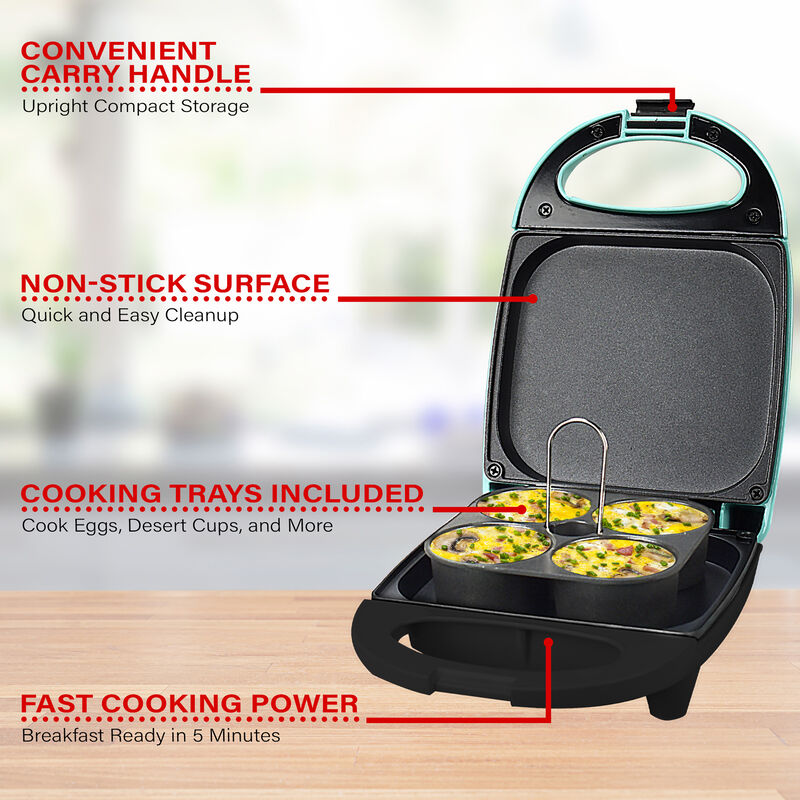 Brentwood Mini Sous Vide Style Egg Bite Maker in Blue
