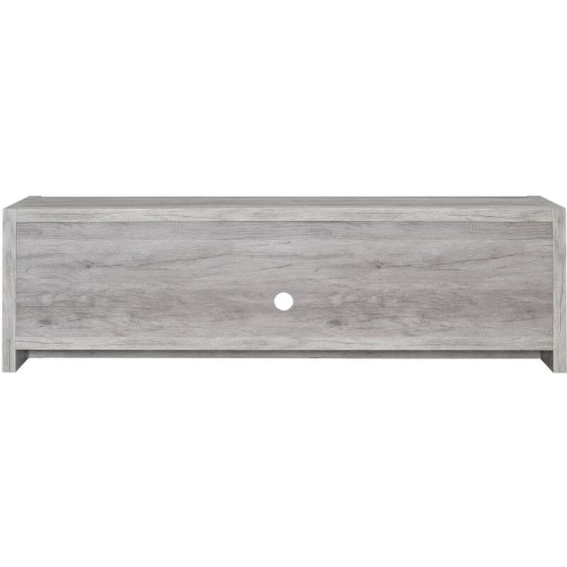 Marvelous driftwood tv console, Gray - Benzara