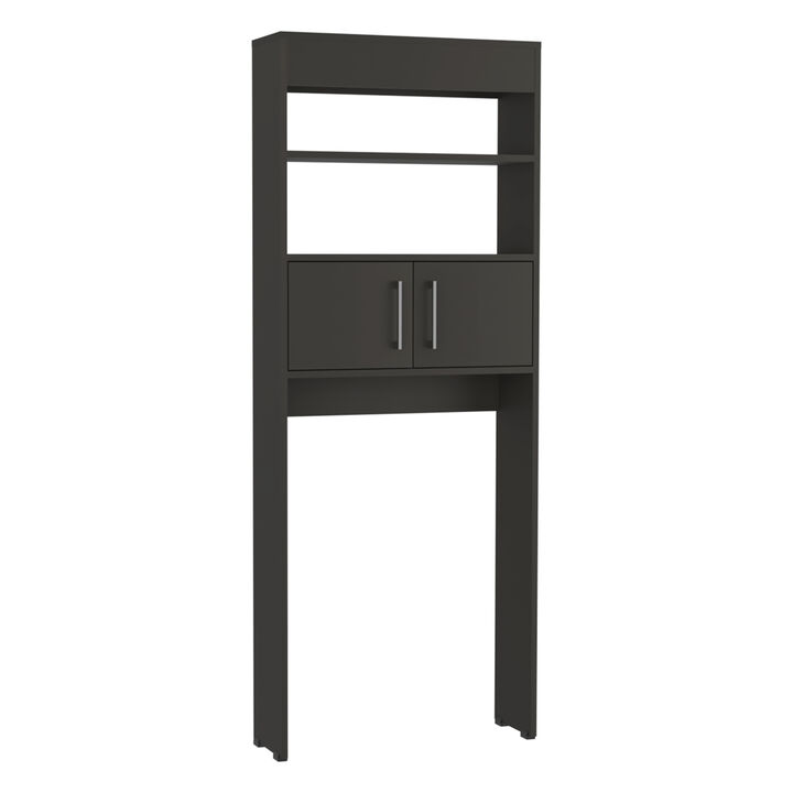 Over The Toilet Cabinet Jozz, Bathroom, Black
