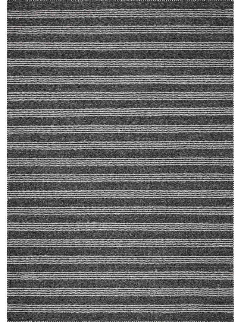 Charlie Charcoal/Grey 3'6" x 5'6" Accent Rug by Magnolia Home by Joanna Gaines x Loloi