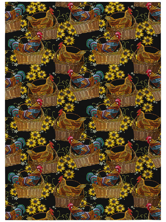 Kendall KE2 Black 10' x 14' Rug