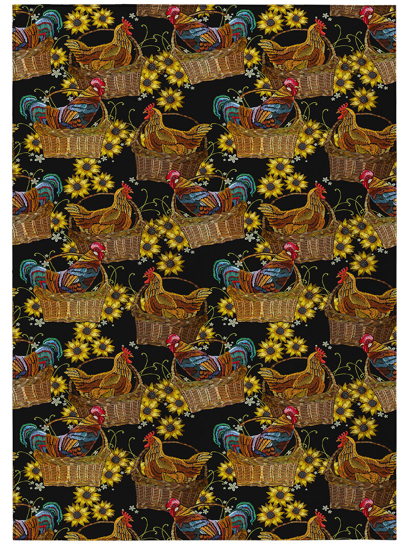 Kendall KE2 Black 10' x 14' Rug