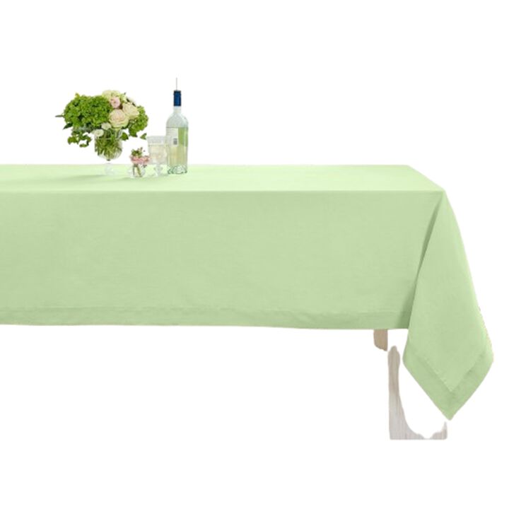 Solino Home 100% Pure Linen Table Runner | Classic Hemstitch for Thanksgiving, Christmas
