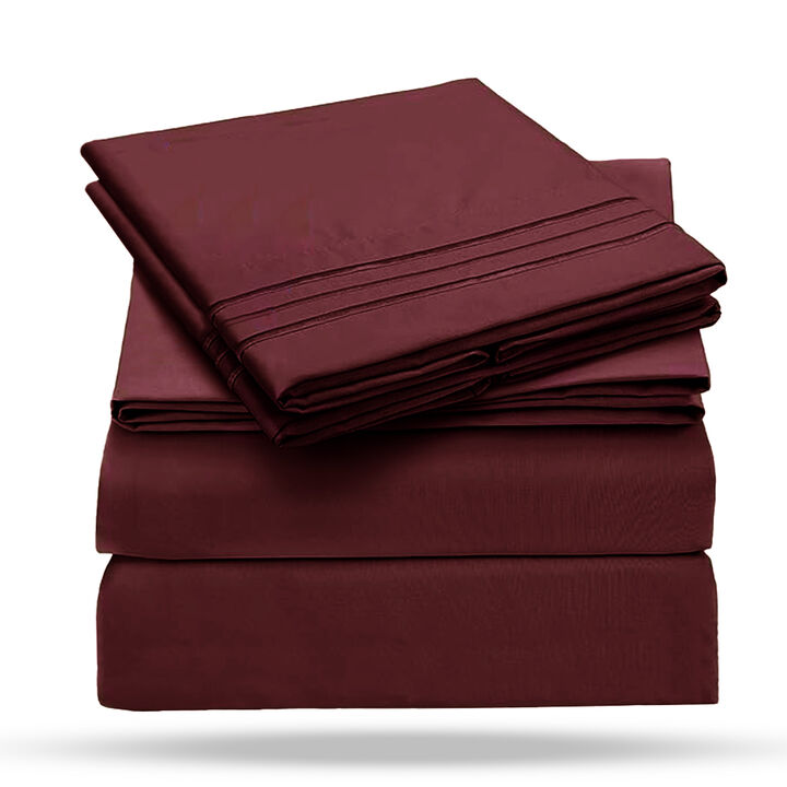 1800 Series Double Brushed Cooling Microfiber Sheet Set
