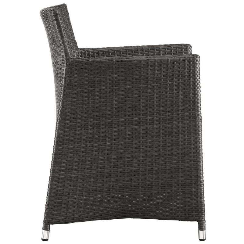 Junction 7 Piece Outdoor Patio Dining Set - Brown White