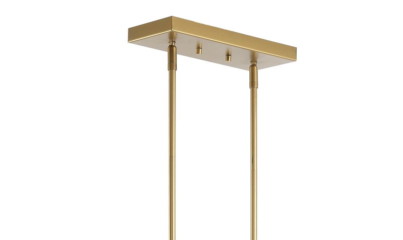 Anna Linear Metal/Glass LED Pendant