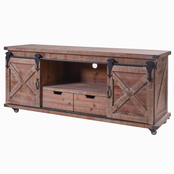 Natural Barnwood Console