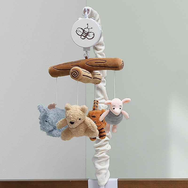 Lambs & Ivy Disney Baby Storytime Pooh Musical Baby Crib Mobile Soother Toy