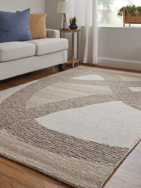 Pollock 8952F 2' x 3' Brown/Tan/Ivory Rug