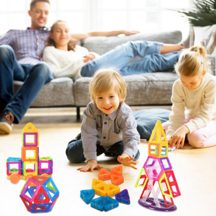 158 pcs Magical Magnetic Construction Building Blocks