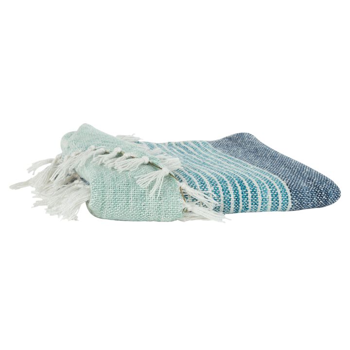 Blue/Green 50" x 60" Throw Blanket