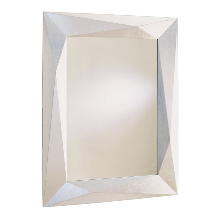 Angular Silver Mirror
