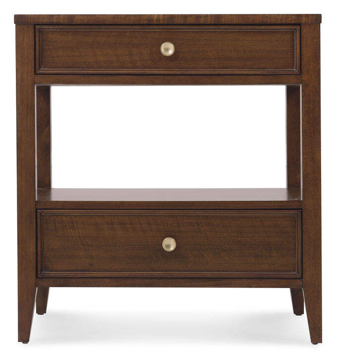 Archives Two-Drawer Nightstand