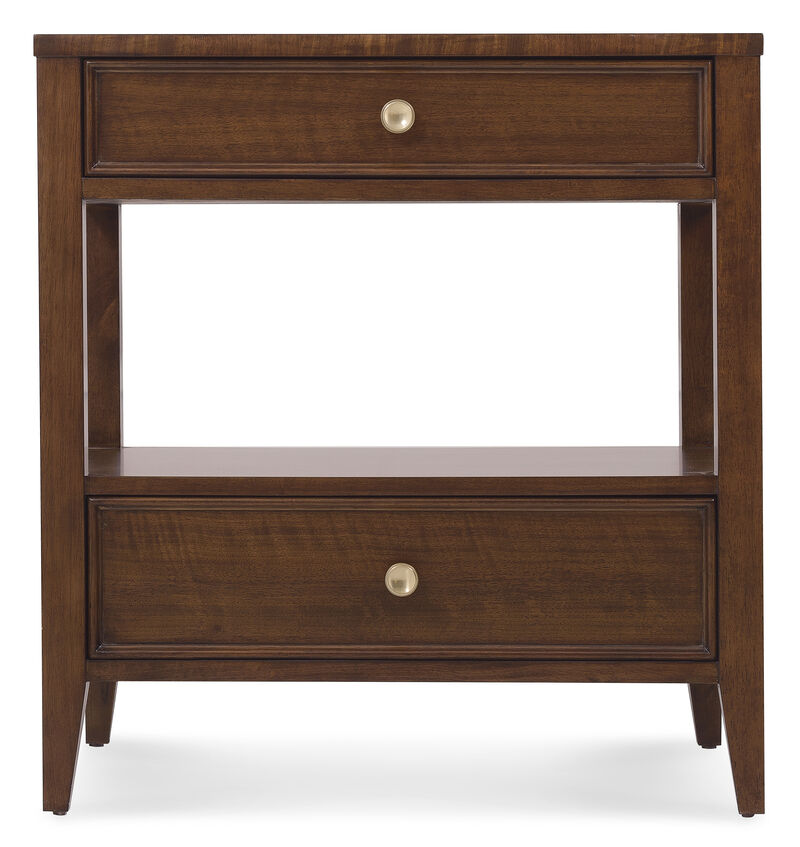 Archives Two-Drawer Nightstand
